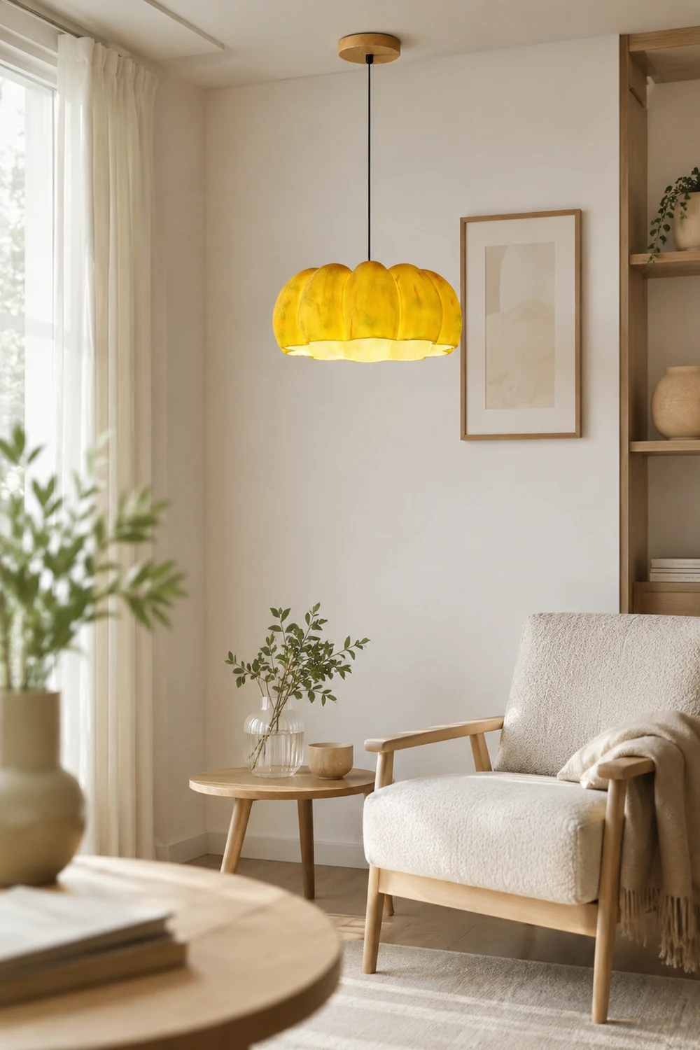 Pumpkin Pendant Light - Lumpaz