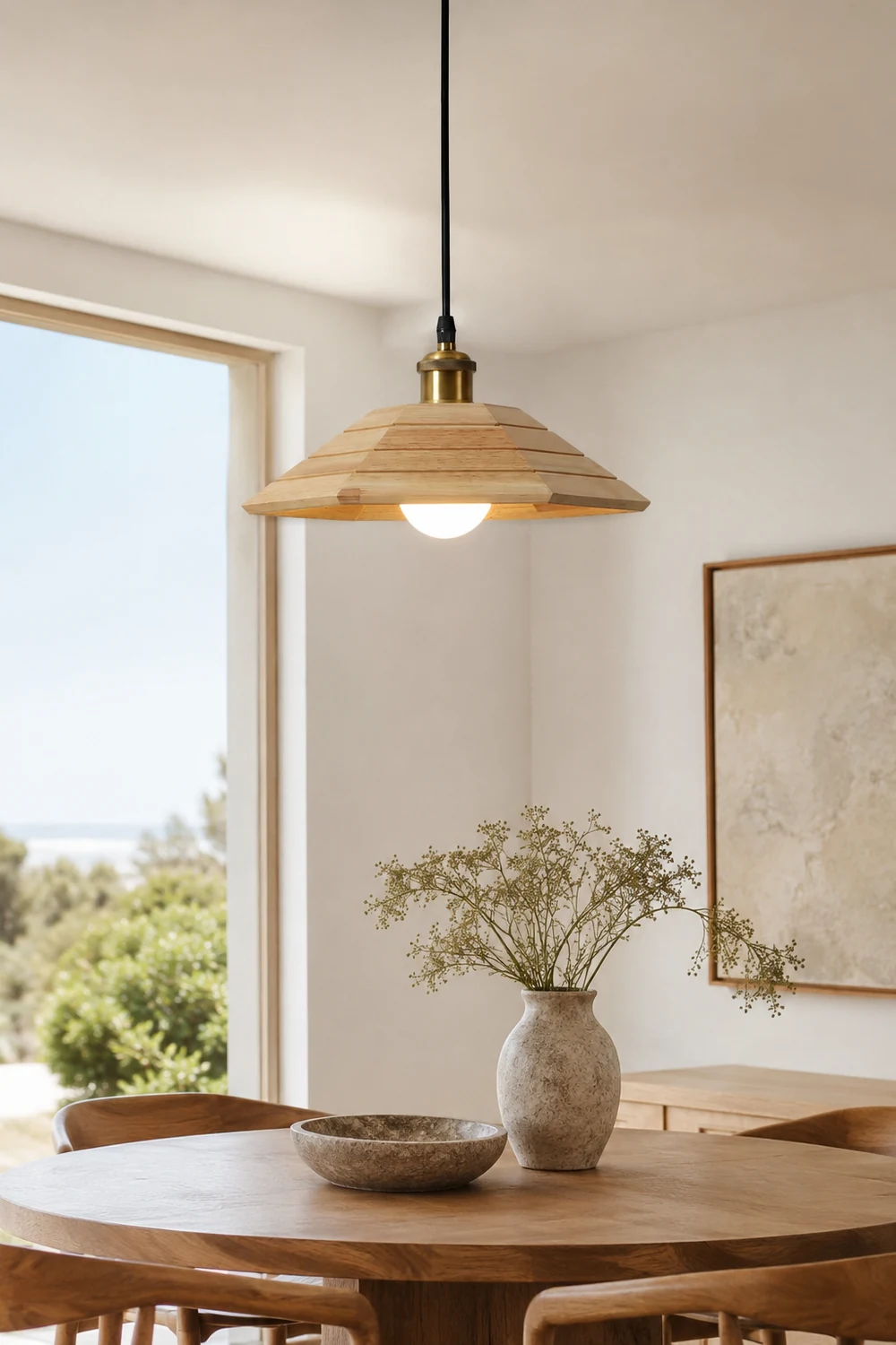 Aeyee Wood Pendant Light - Lumpaz