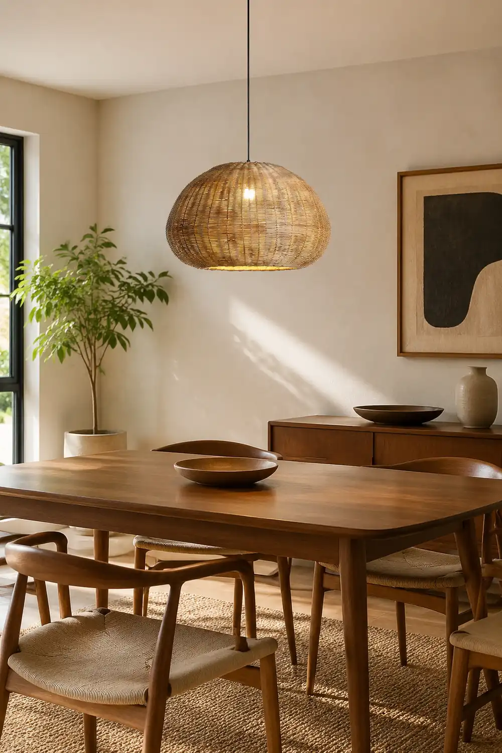 Bamboo Camden Pendant Light - Lumpaz