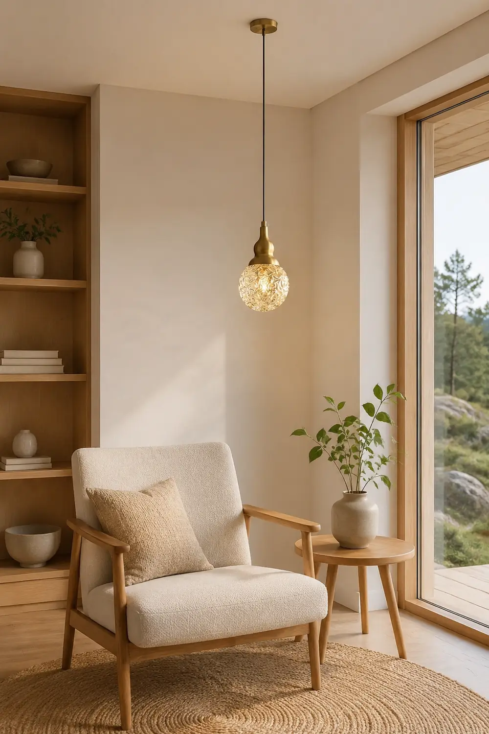 Bella Brass Pendant Light - Lumpaz