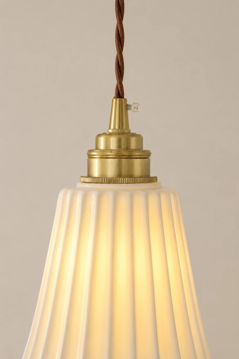Trumpet Ceramic Pendant Light - Lumpaz