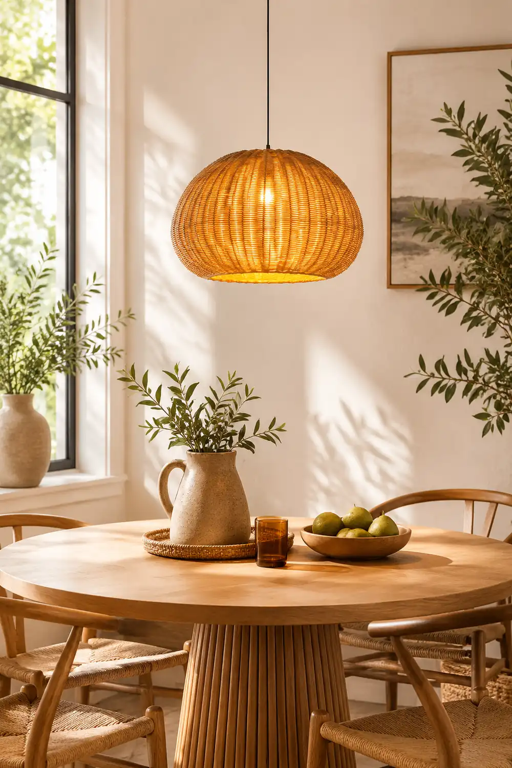 Bamboo Camden Pendant Light - Lumpaz