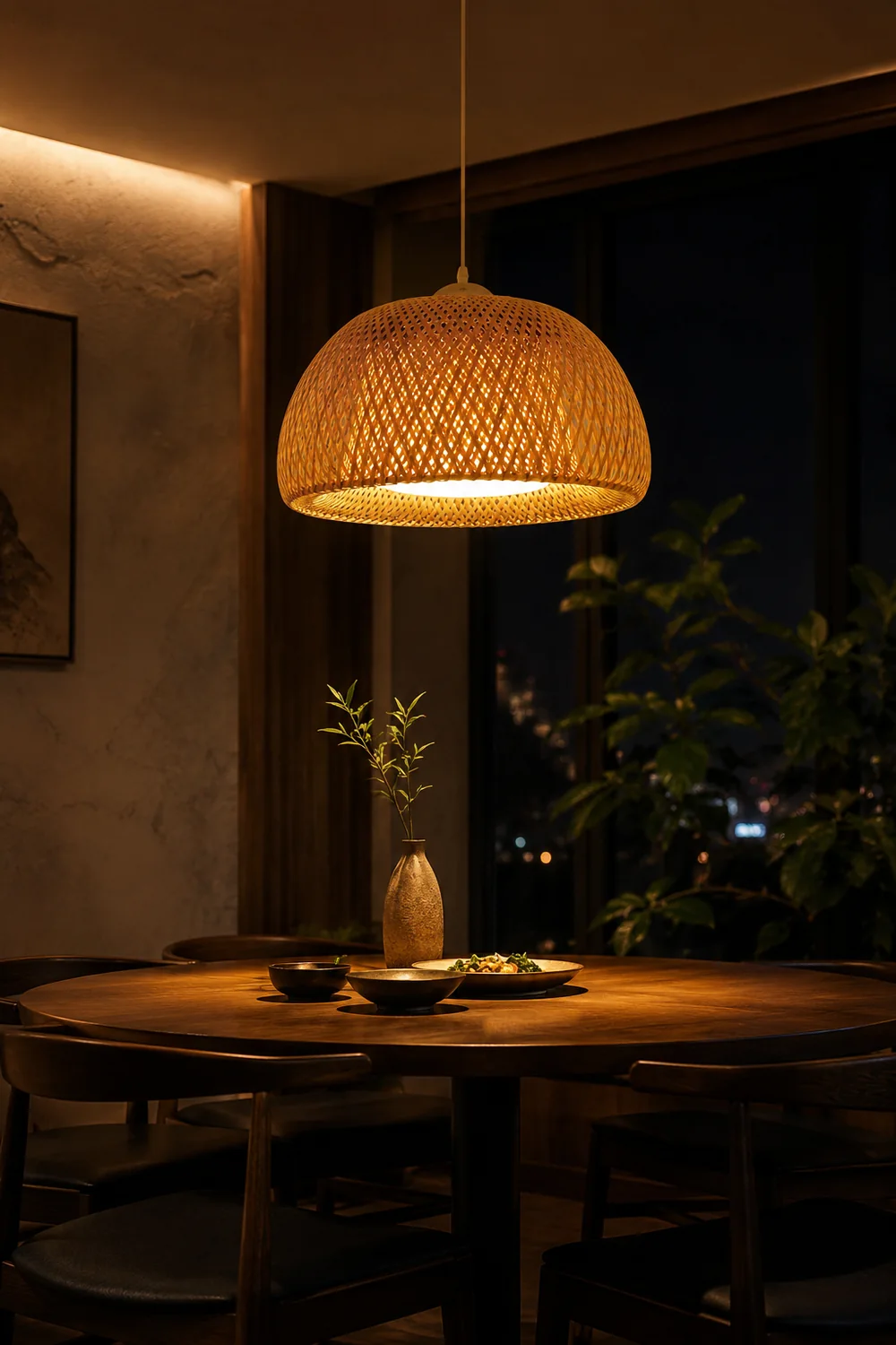 Zenith Bamboo Pendant Light - Lumpaz