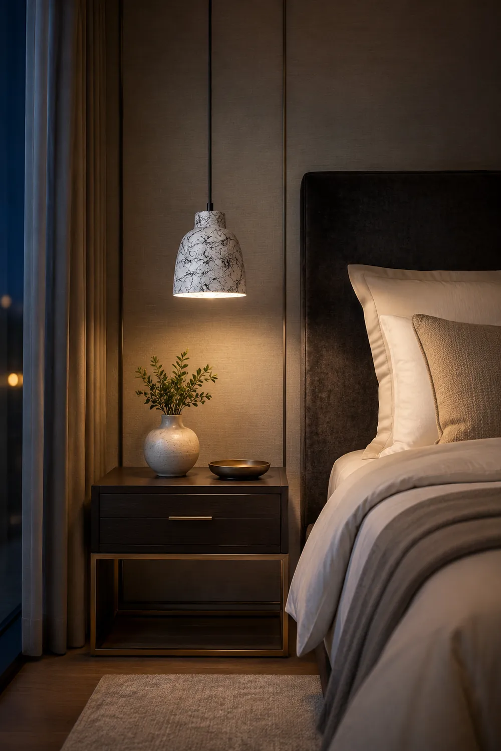 Hubble Cement Pendant Lights - Lumpaz