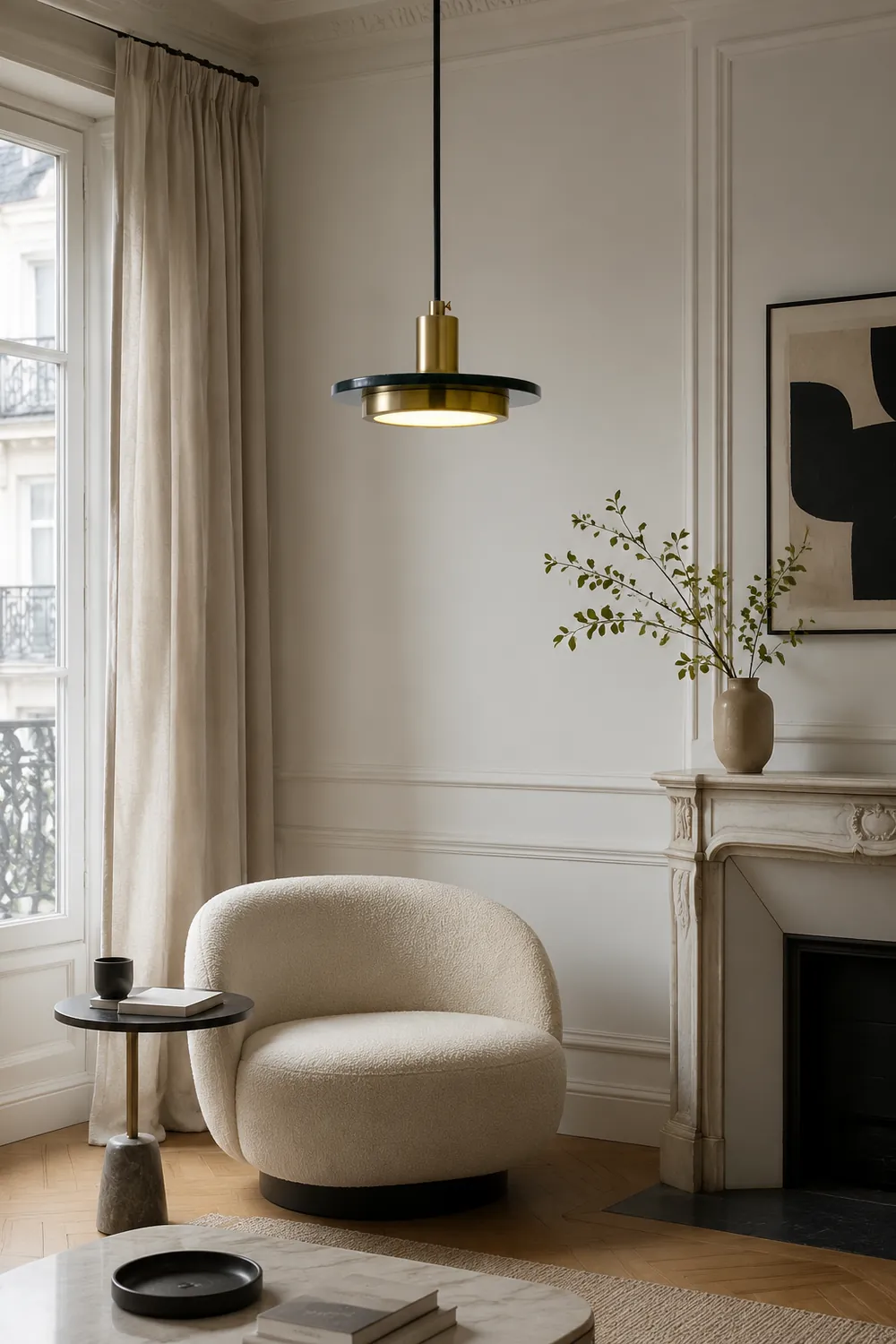 Double Circle Pendant Light - Lumpaz