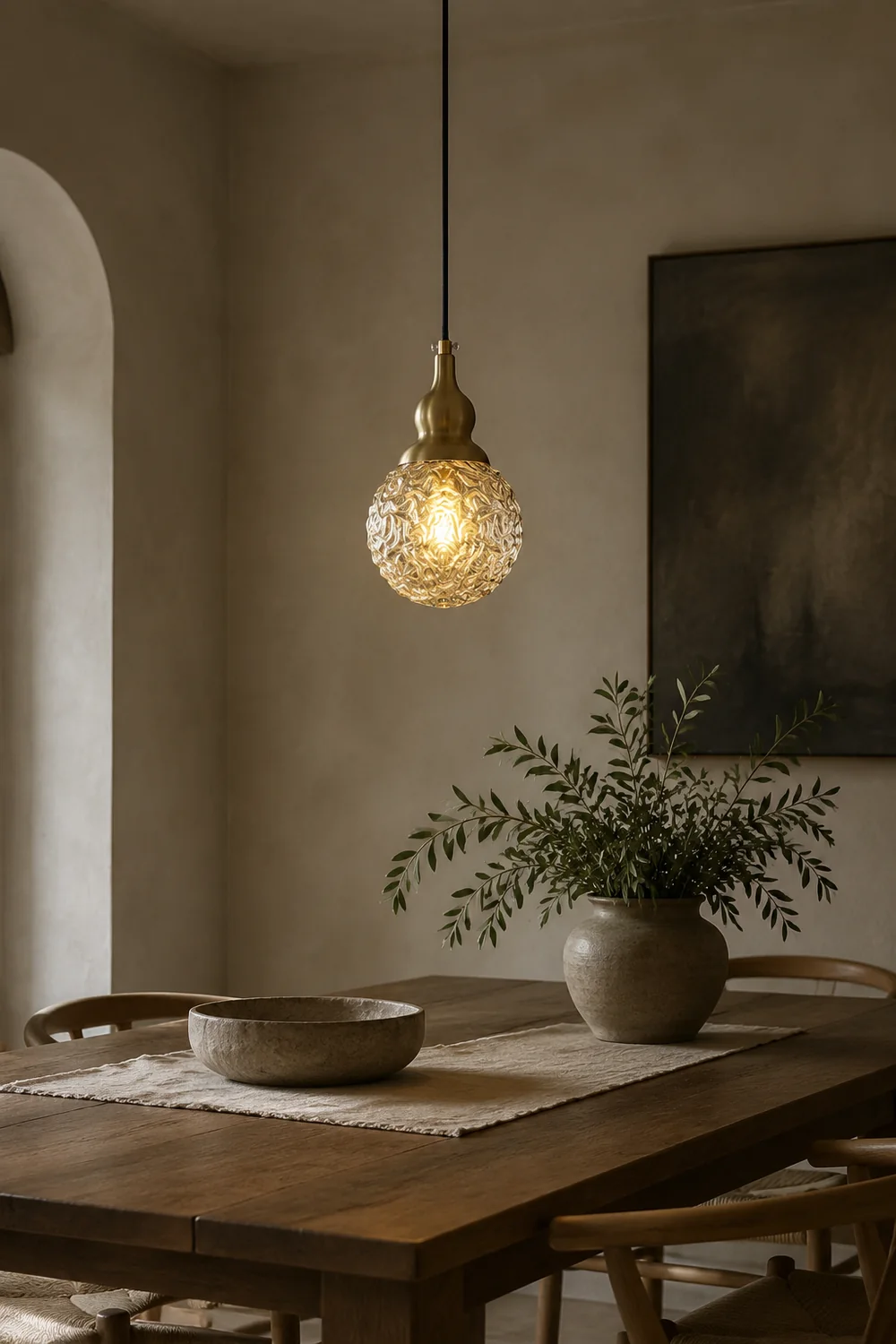 Bella Brass Pendant Light - Lumpaz