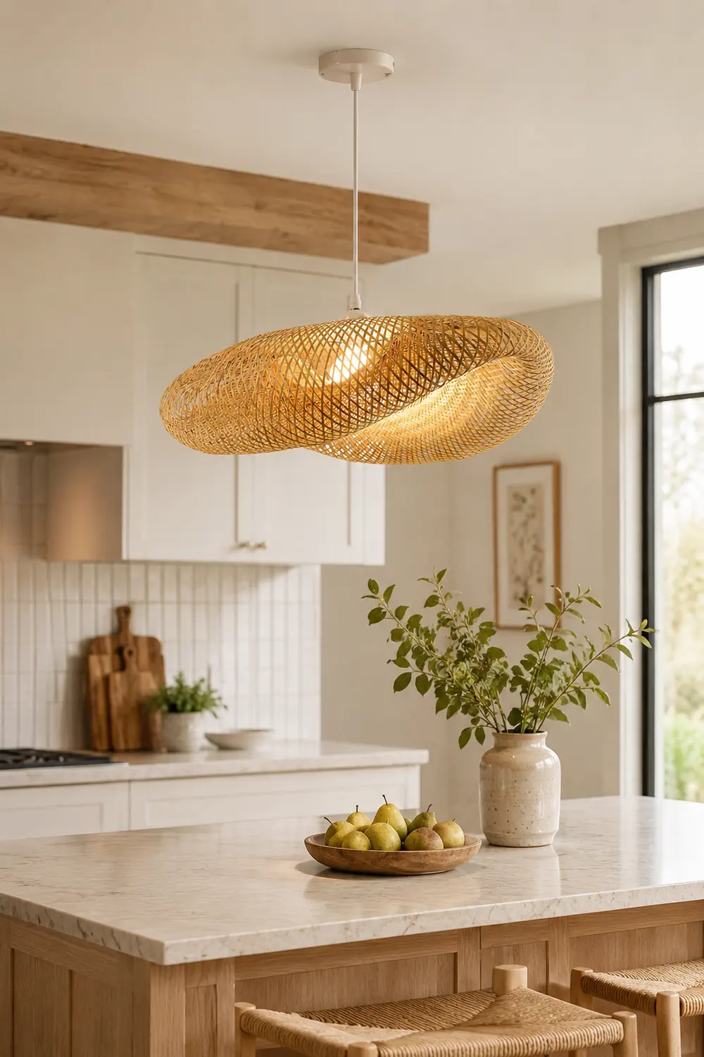 Bamboo Weaving Pendant Lamp - Lumpaz