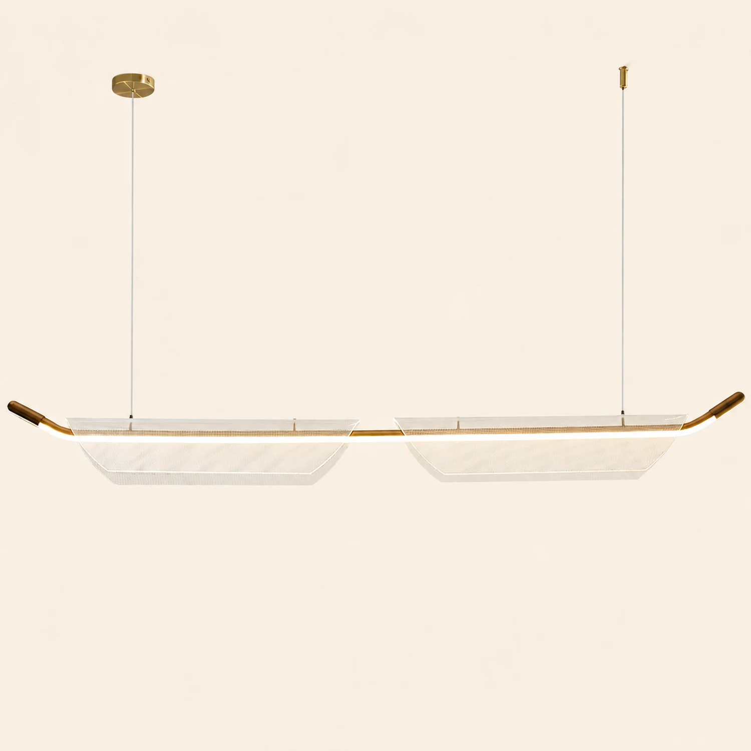 Two Boats Acrylic Pendant Light - Lumpaz