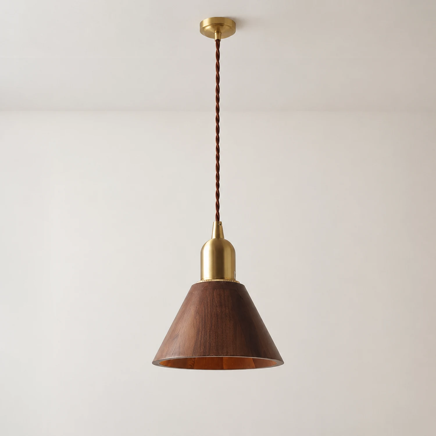 Lyfa Walnut Pendant Light - Lumpaz