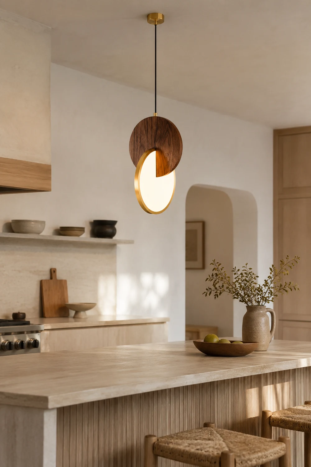 Double Disk Pendant Lamp - Lumpaz