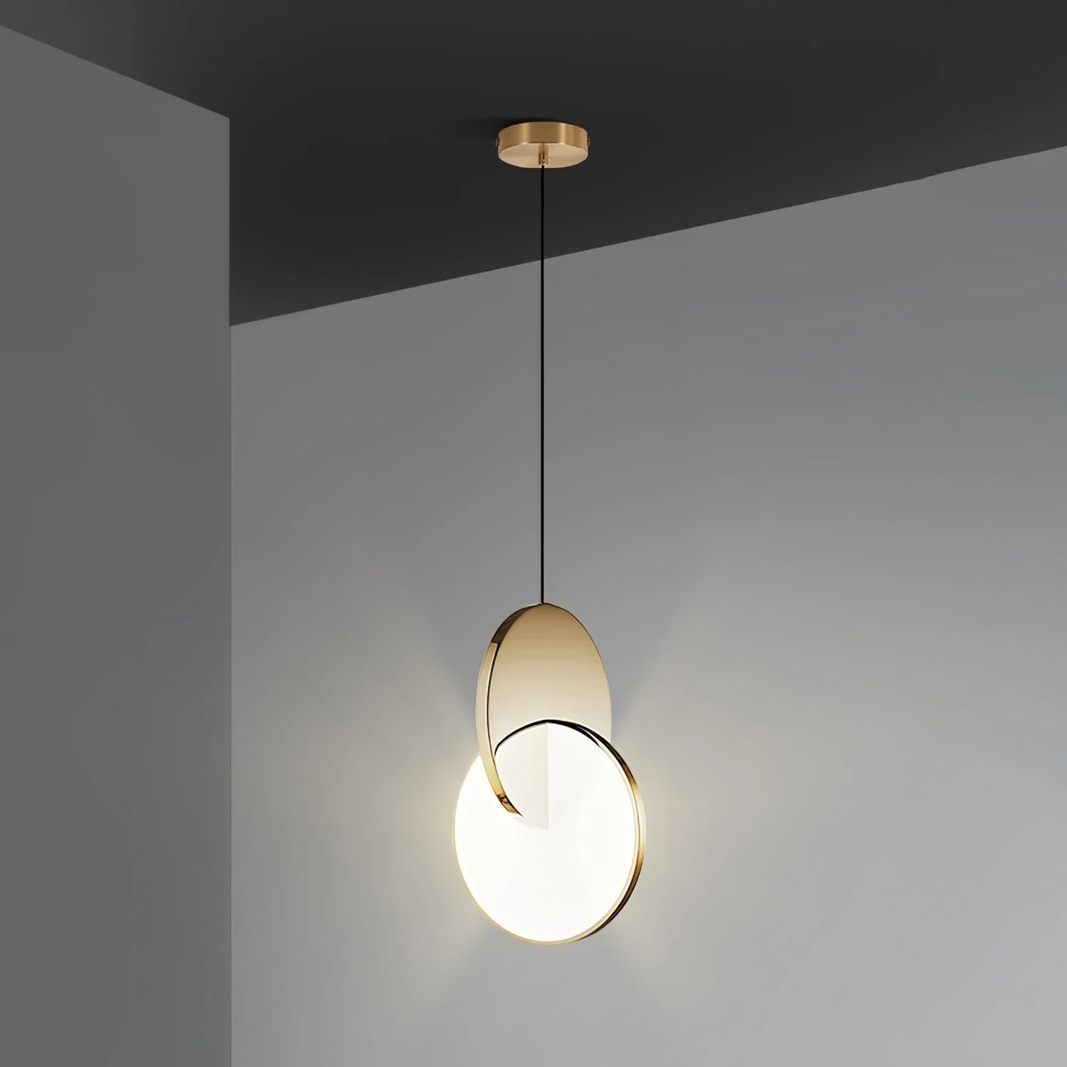 Double Disk Pendant Lamp - Lumpaz