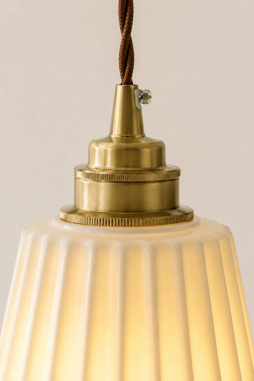 Trumpet Ceramic Pendant Light - Lumpaz