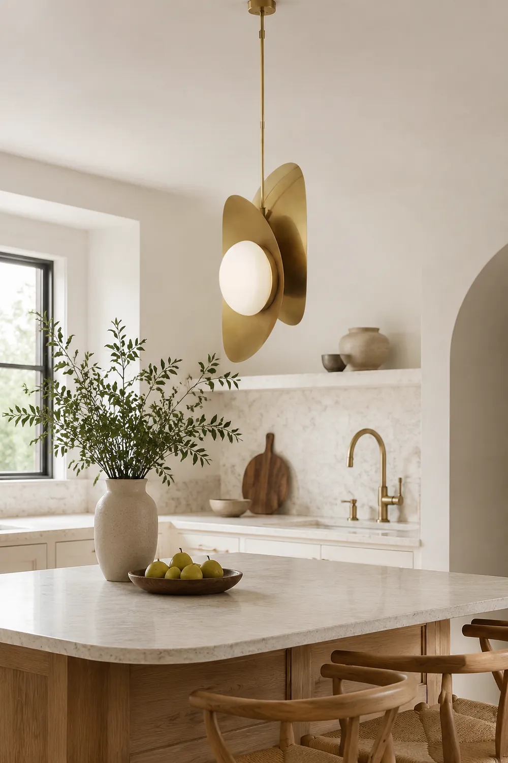 Golden Petal Pendant Lamp - Lumpaz
