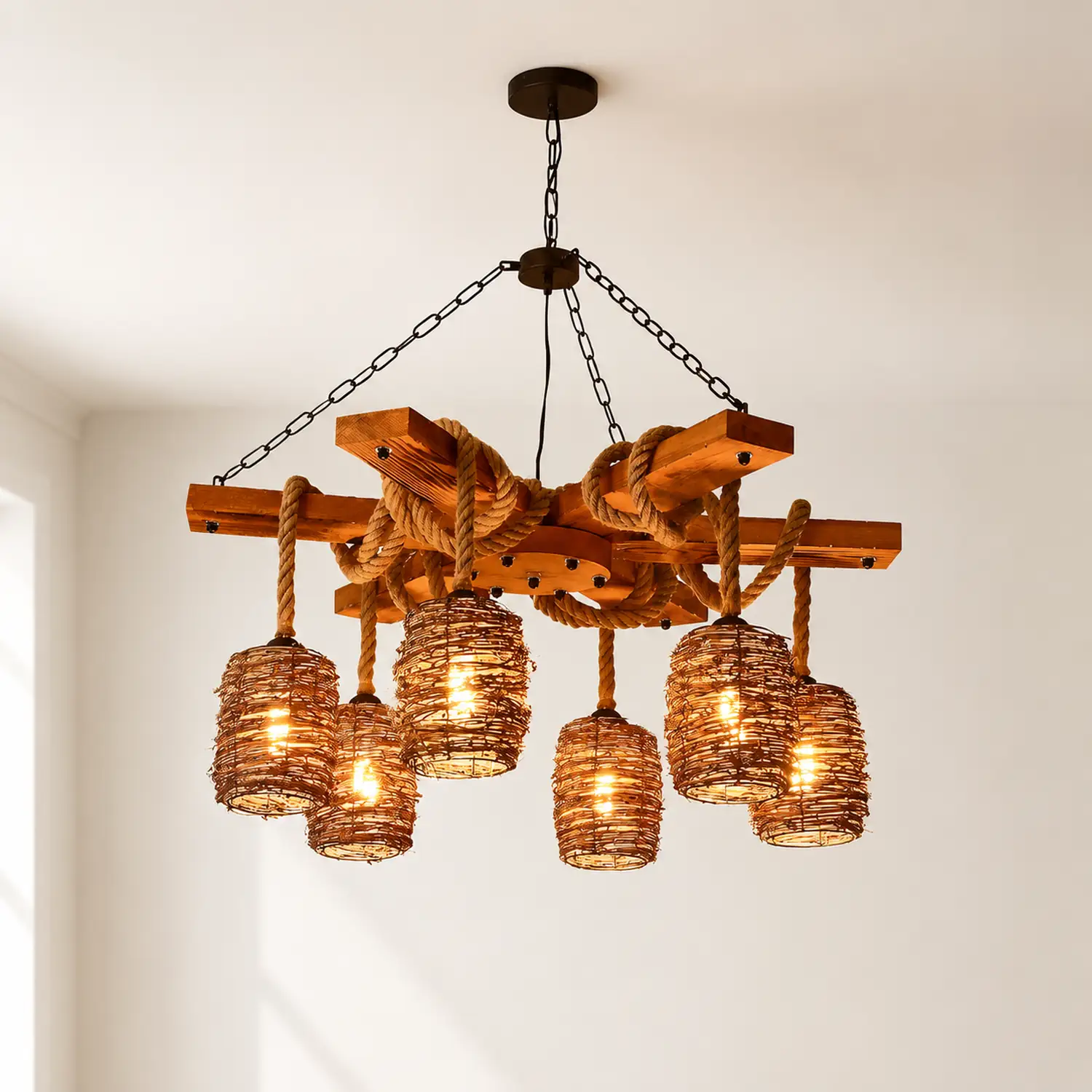 Vintage Farmhouse Chandelier - Lumpaz