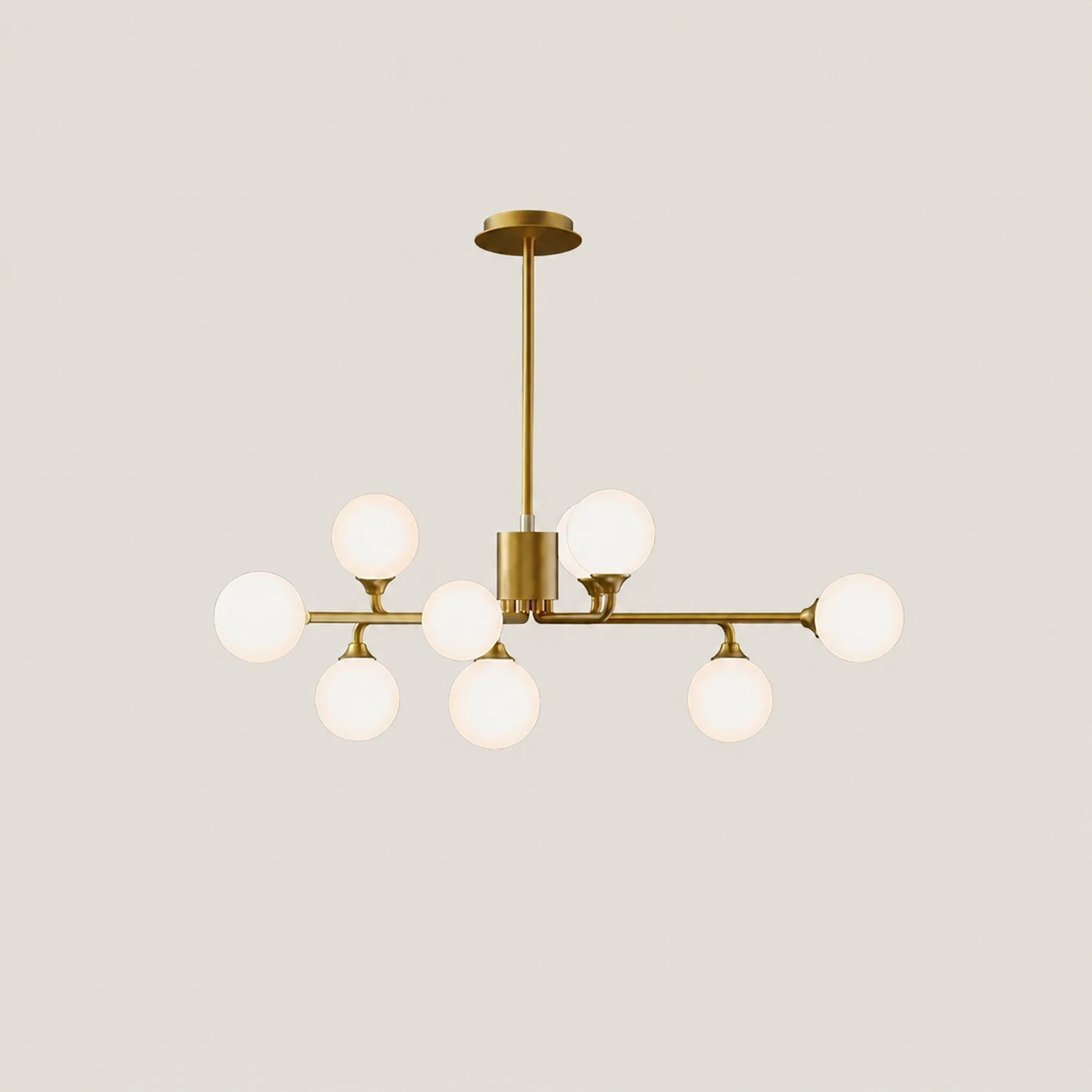Staggered Glass Globes Chandelier - Lumpaz