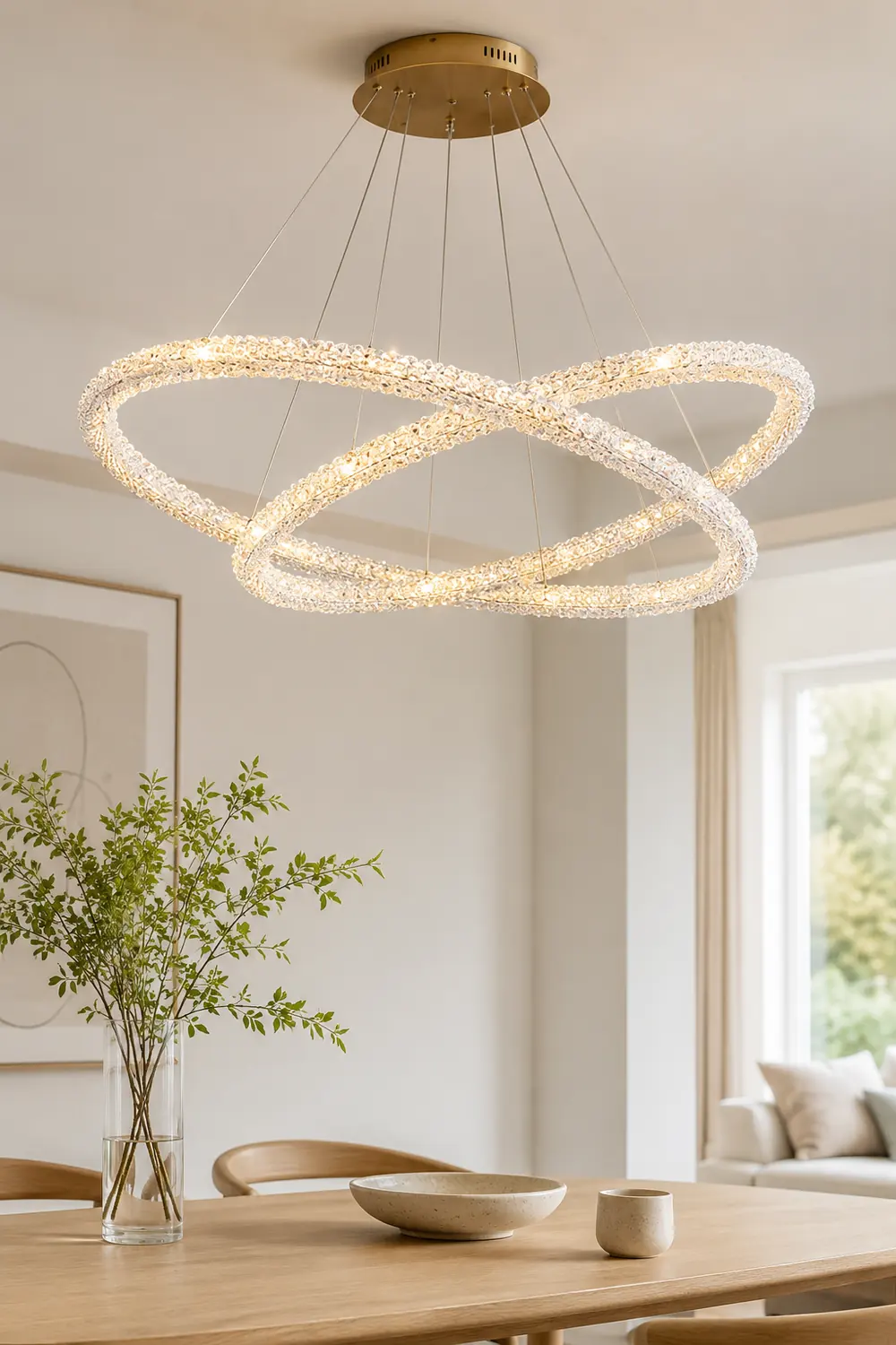 Ring Crystal Chandeliers - Lumpaz