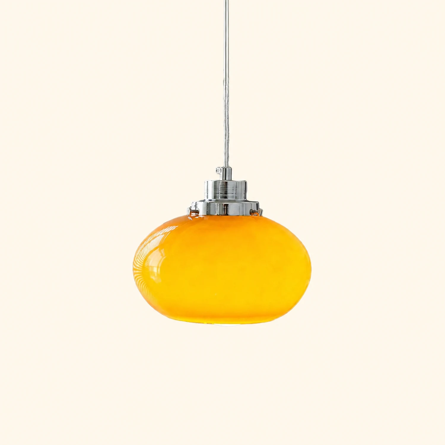 Oval Persimmon Pendant Light - Lumpaz