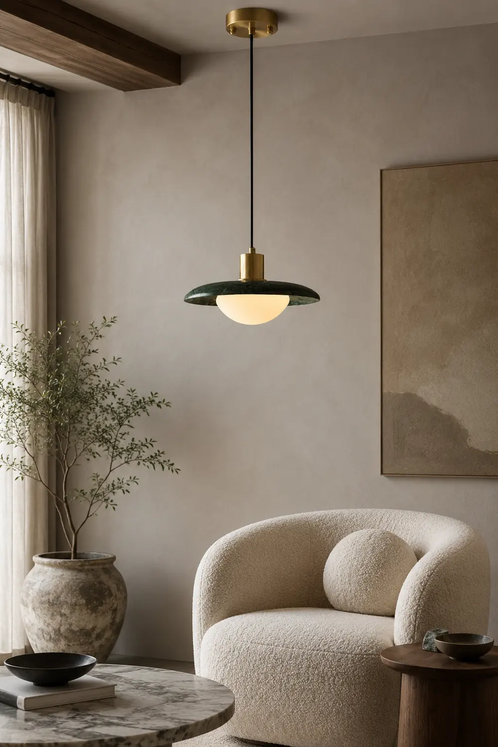 Arundel Mushroom Pendant Light - Lumpaz