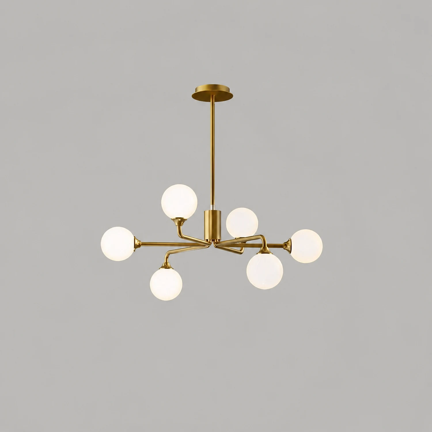 Staggered Glass Globes Chandelier - Lumpaz