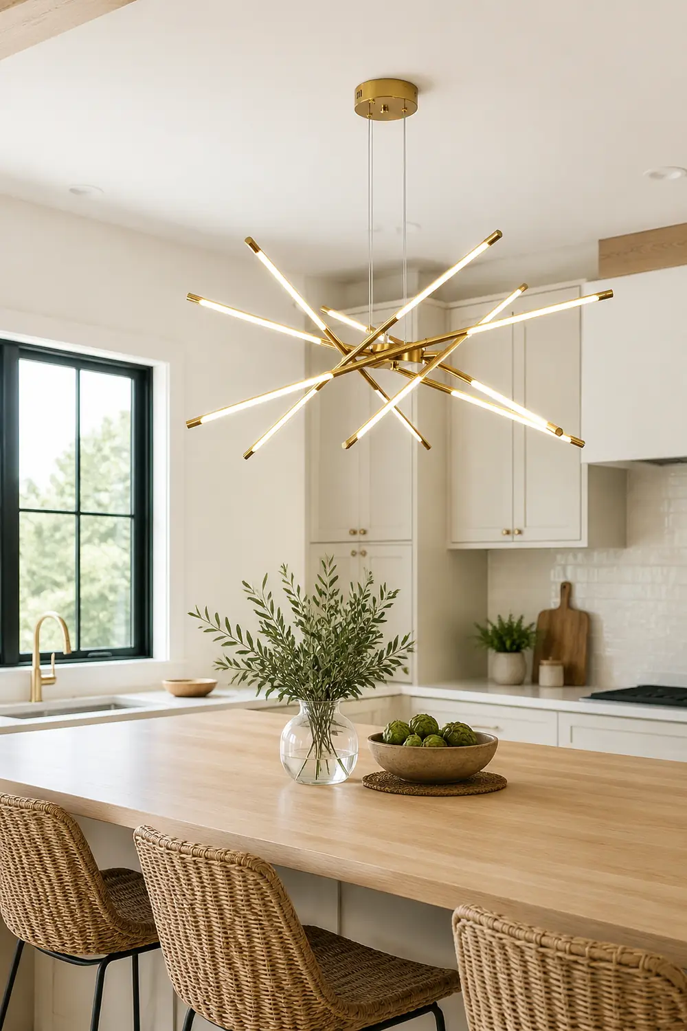 Rotatable LED Chandelier - Lumpaz