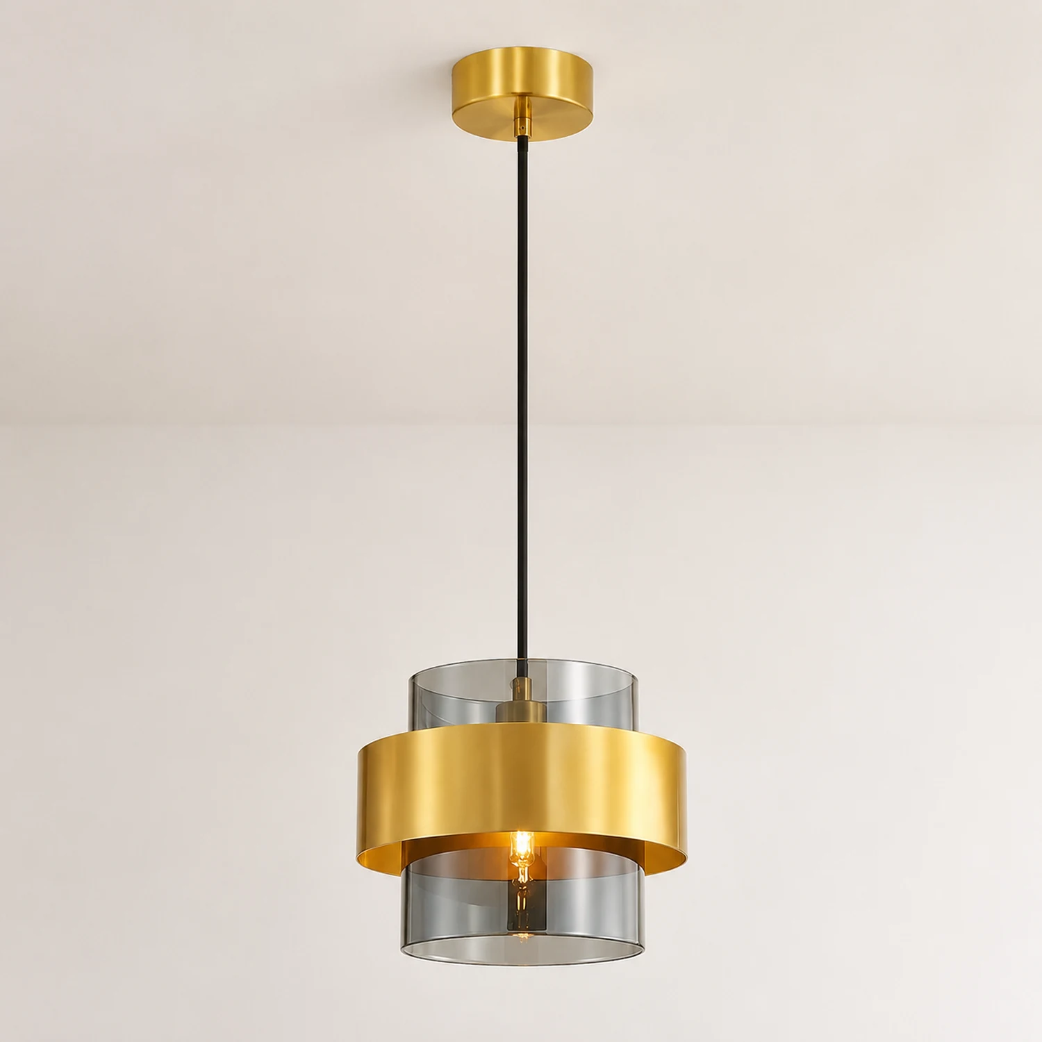Cylinder Down Pendant Lamp - Lumpaz
