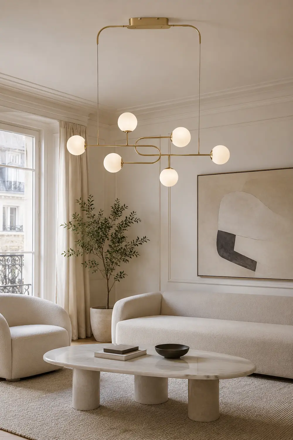 Arc Globe Escalante Chandelier - Lumpaz