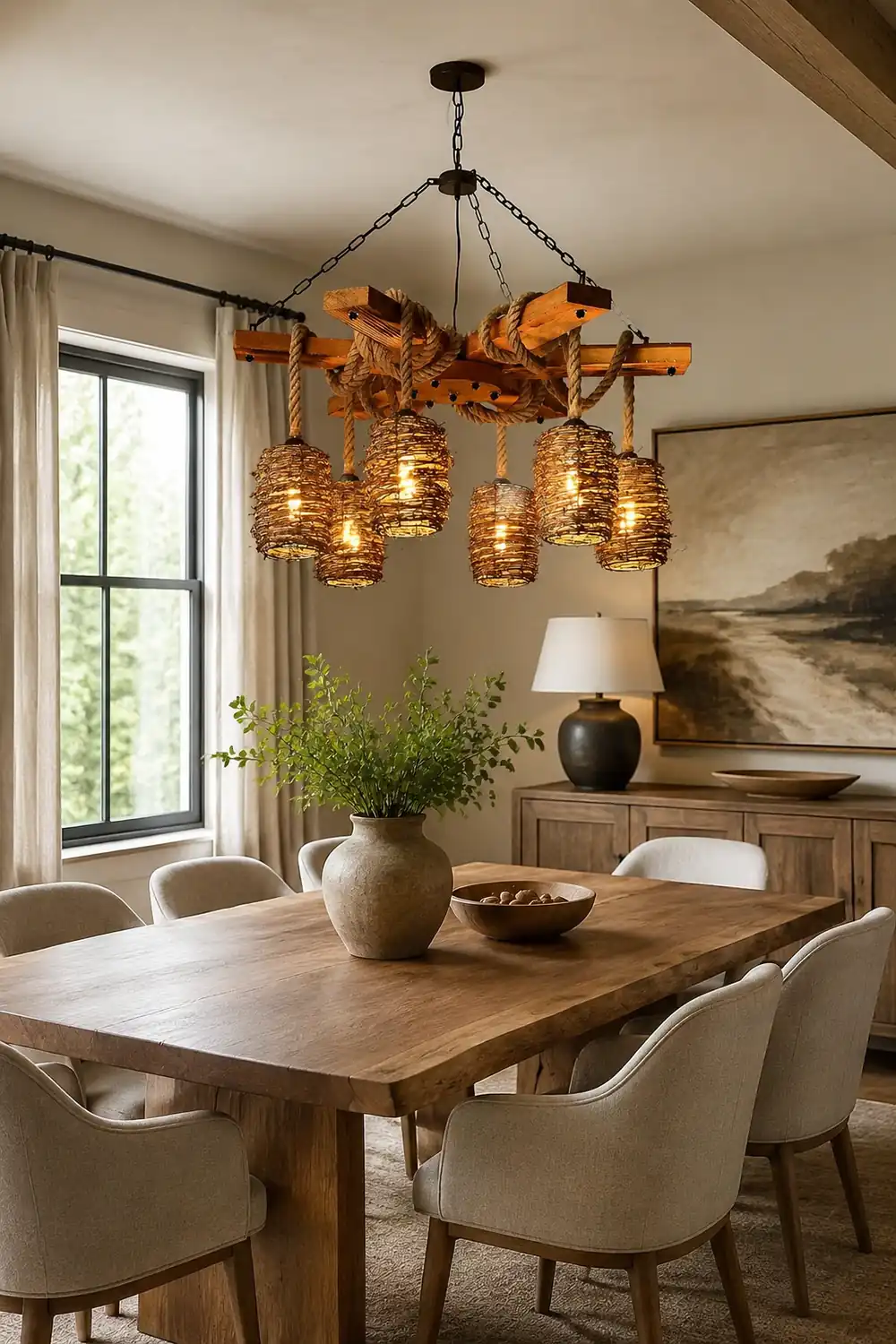 Vintage Farmhouse Chandelier - Lumpaz