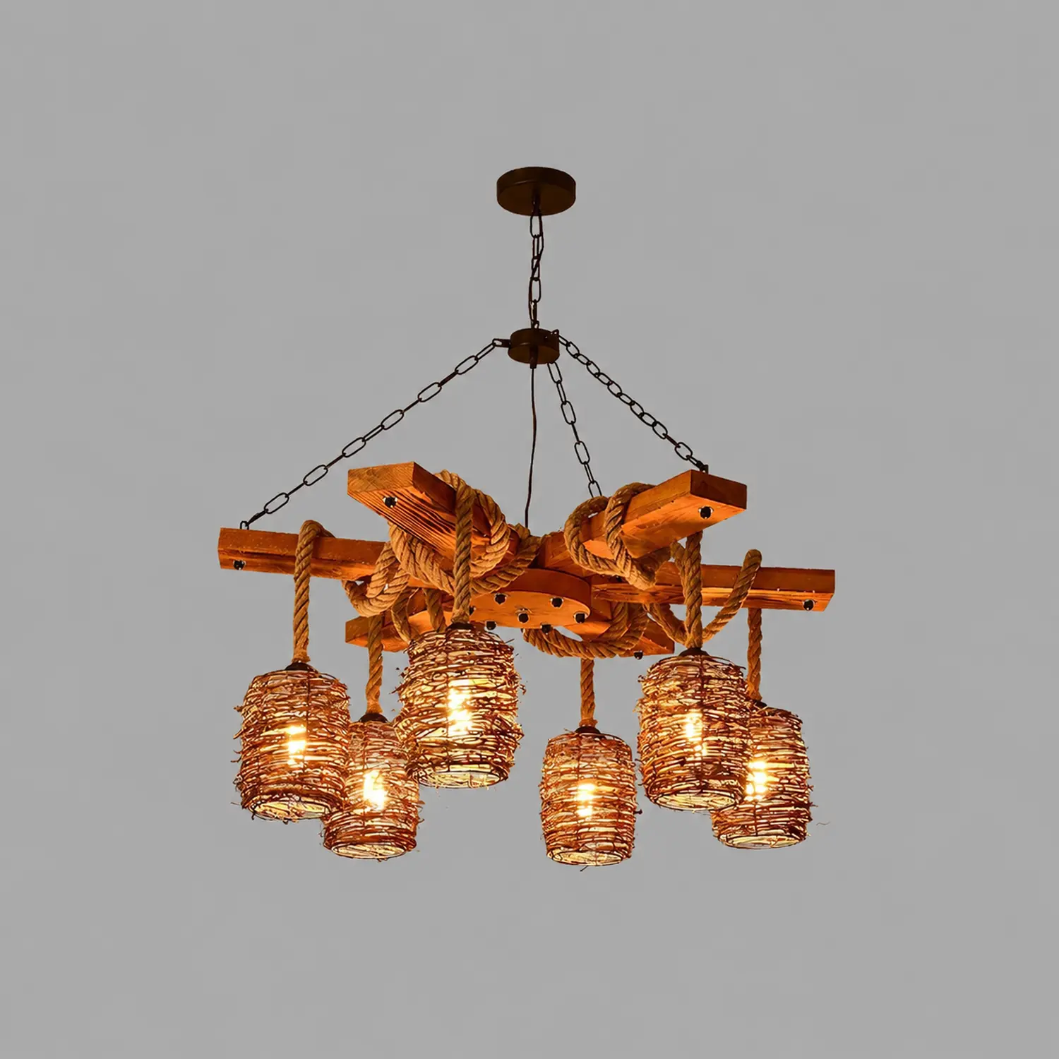 Vintage Farmhouse Chandelier - Lumpaz