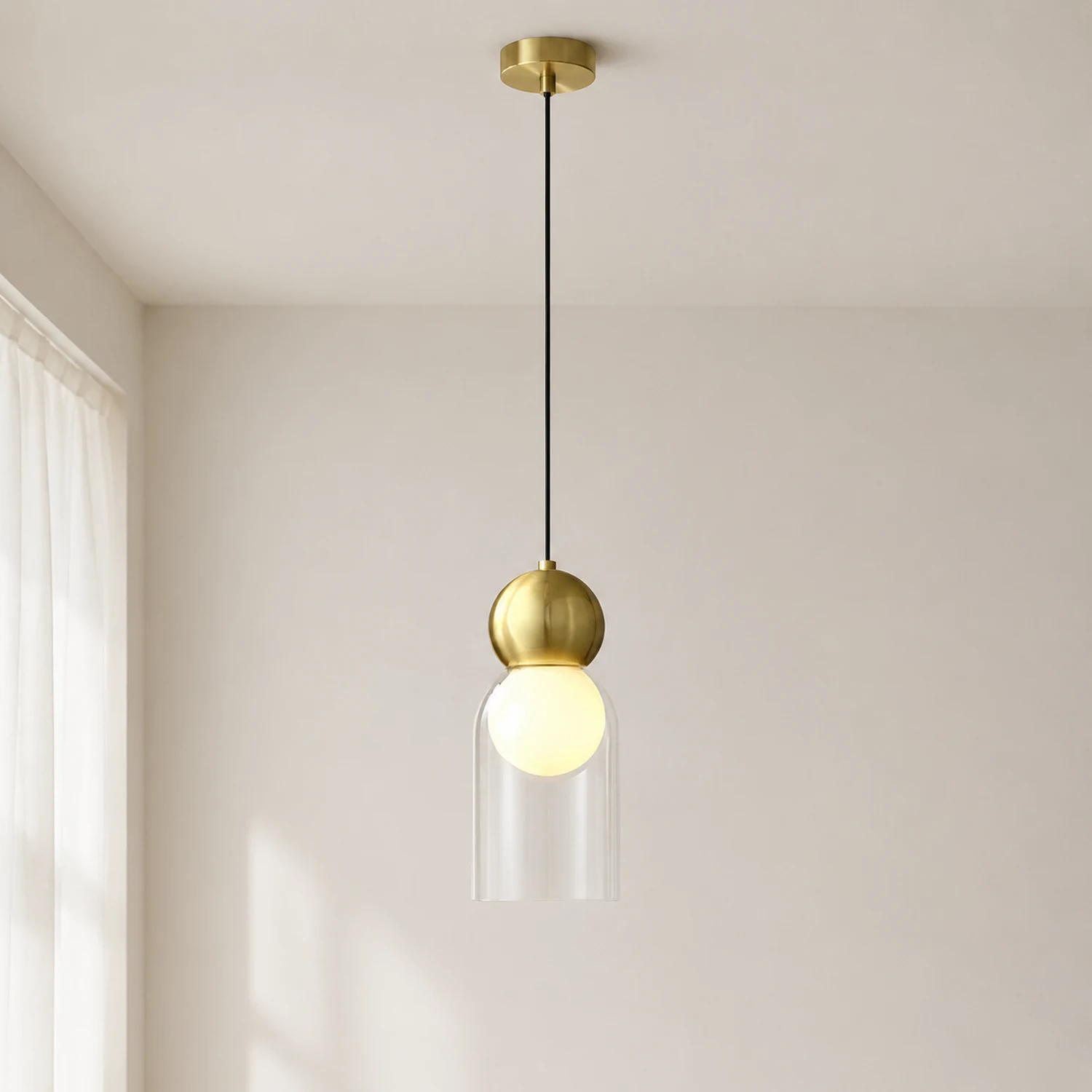 Dani Brass Pendant Lamp - Lumpaz