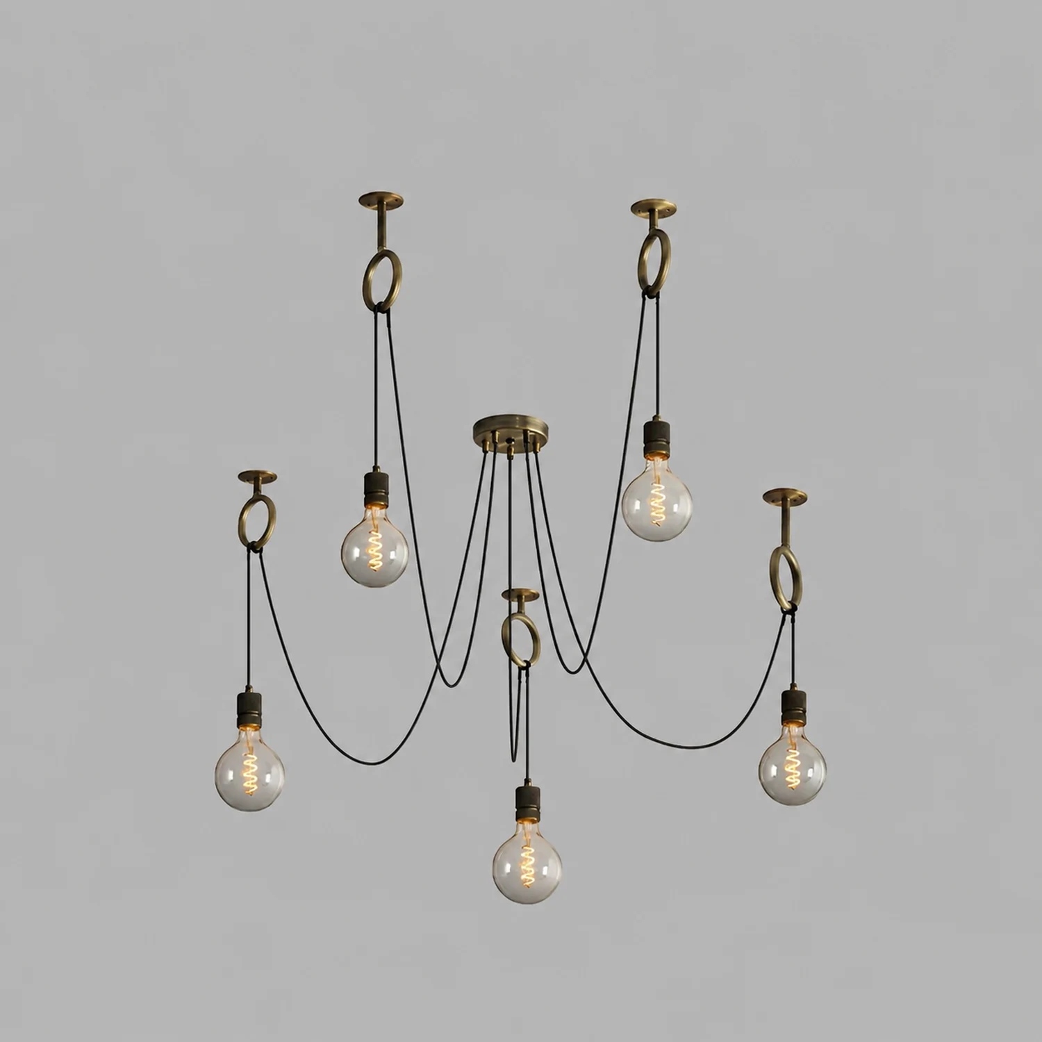 Industrial Spider Chandelier - Lumpaz