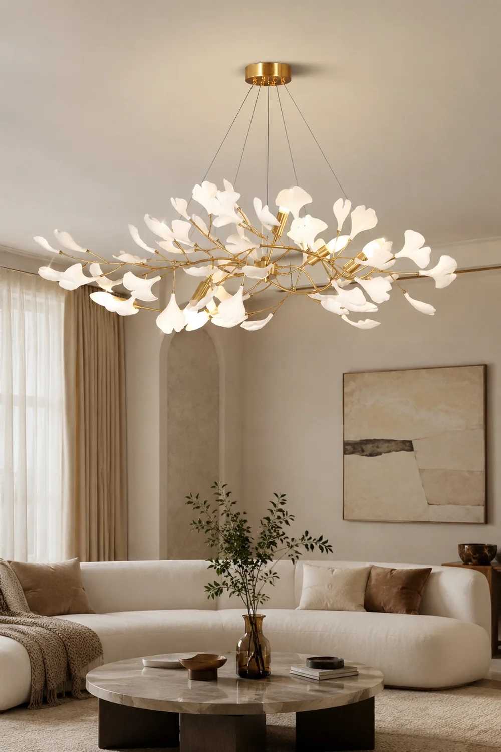 Gingko Chandelier I - Lumpaz