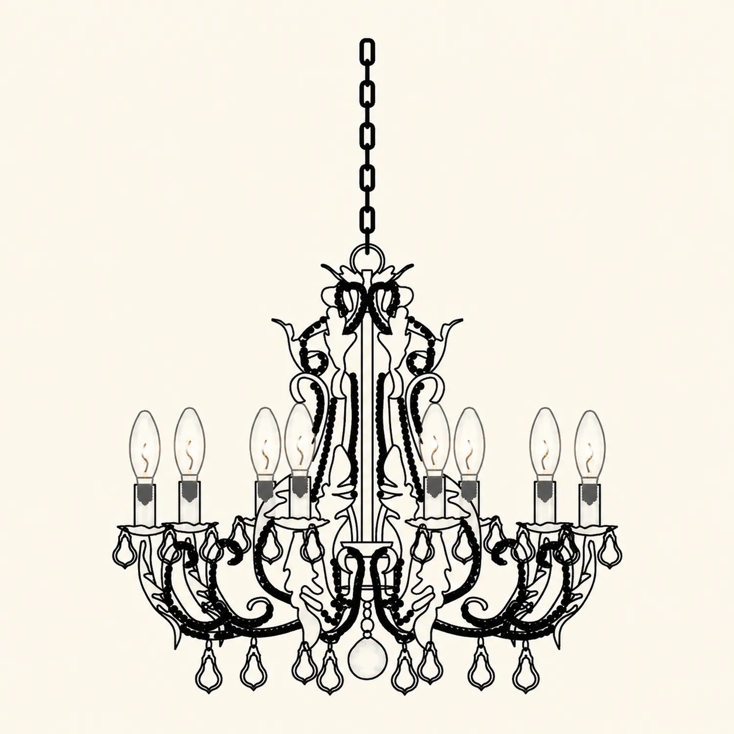 Candle Holder Chandelier - Lumpaz
