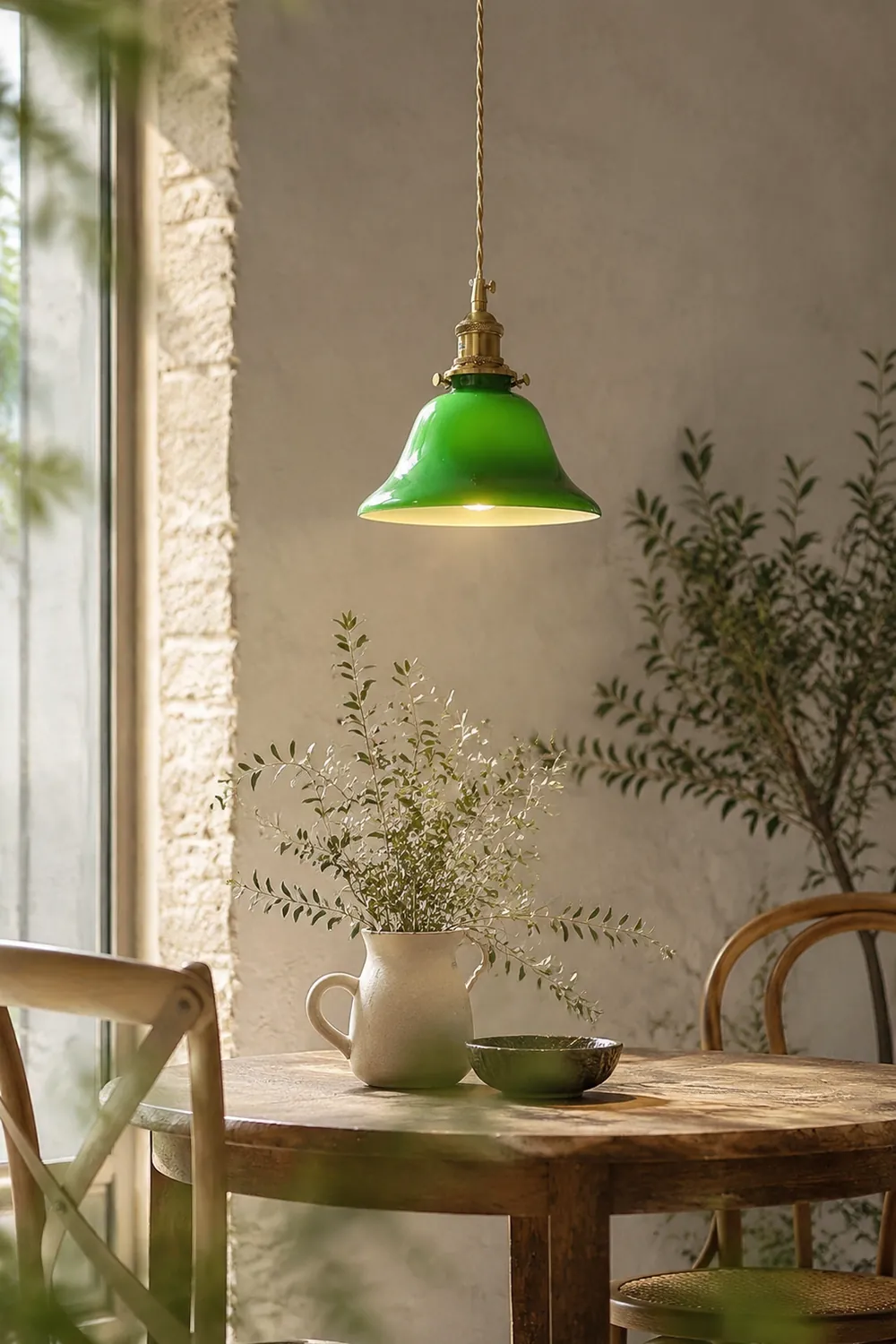Green Bell Pendant Light - Lumpaz