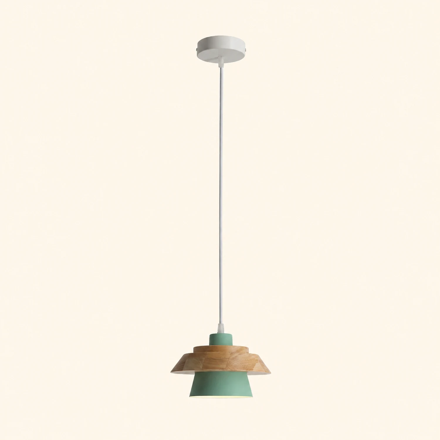 Stone Wood Pendant Lamp - Lumpaz
