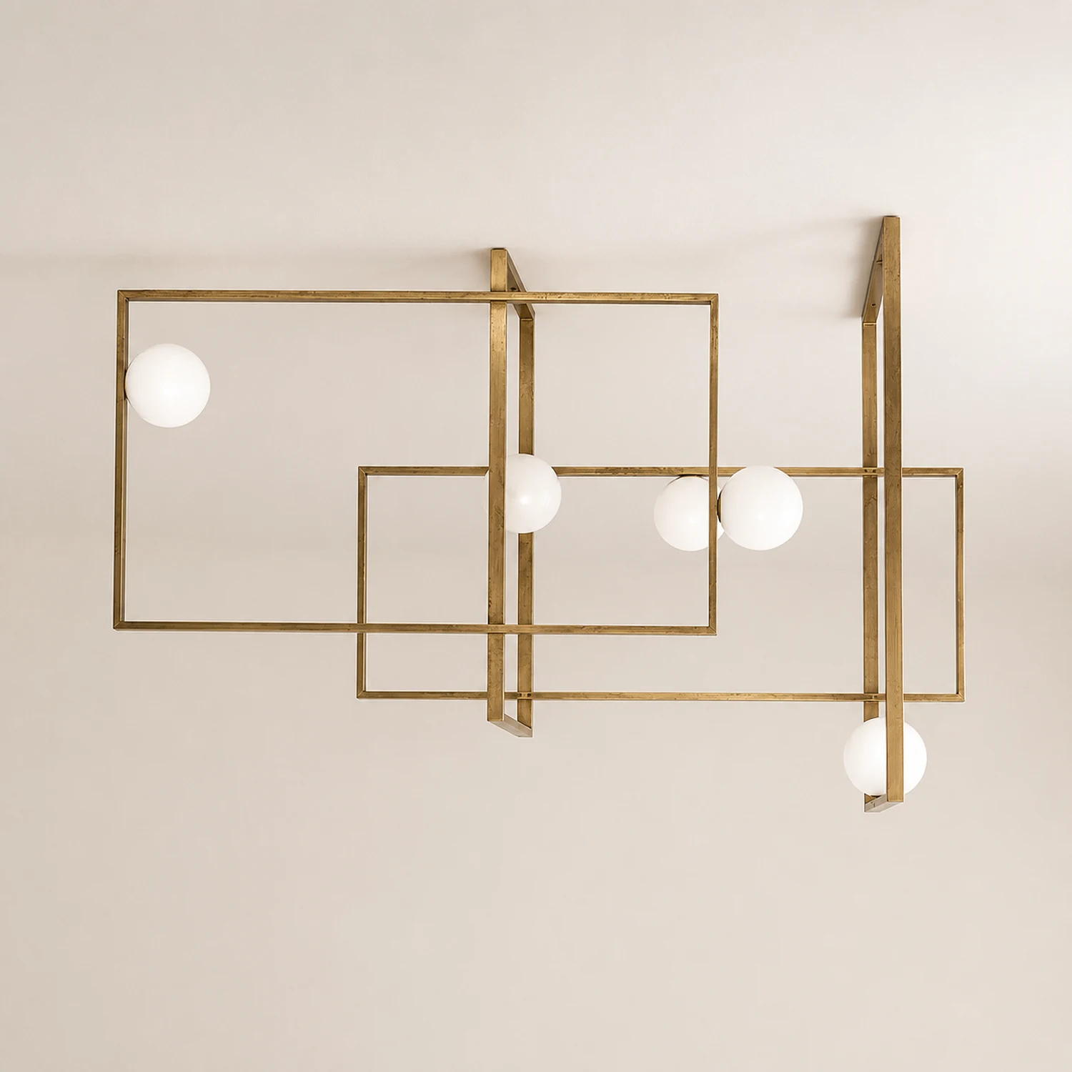 Mondrian Glass Ceiling Light - Lumpaz