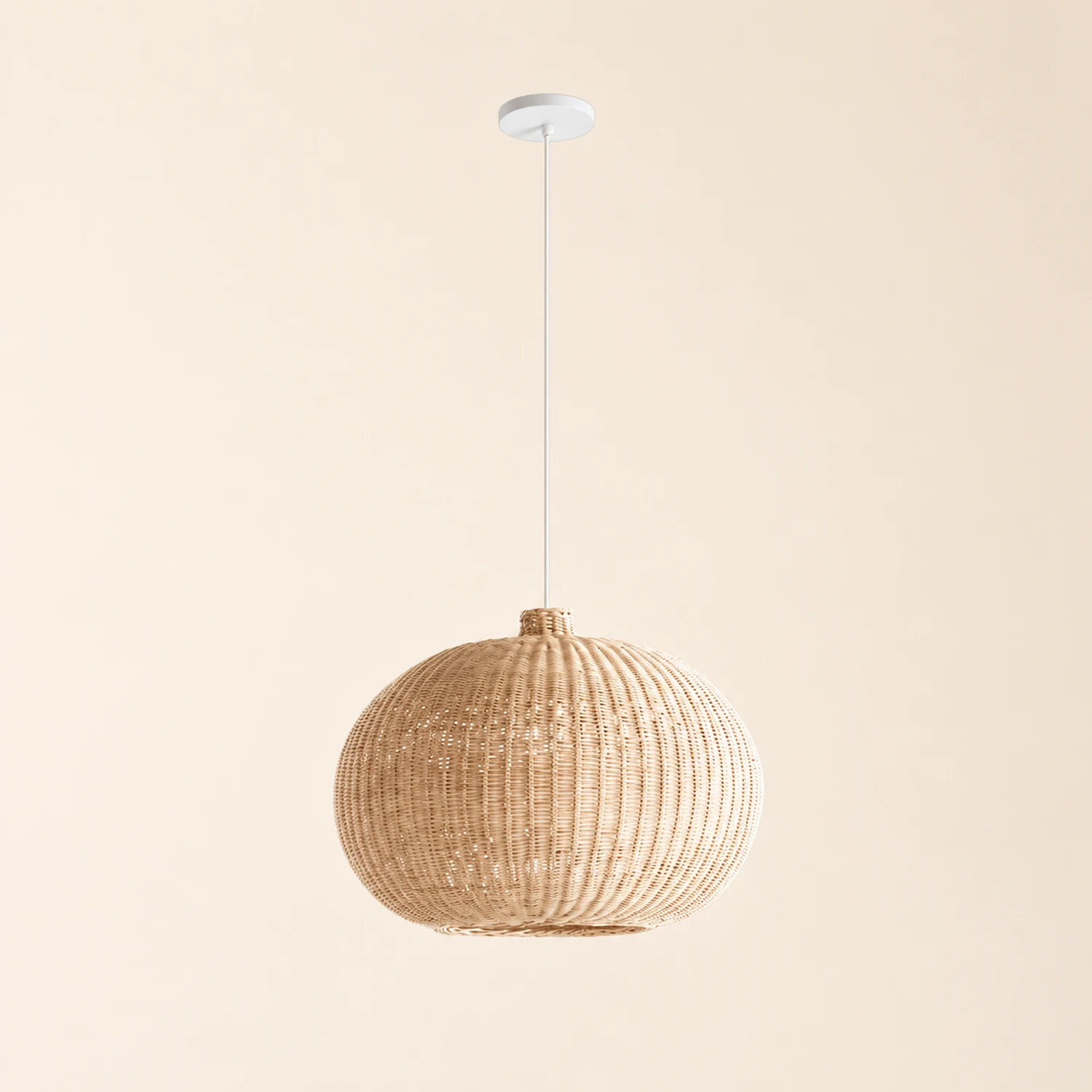 Vintage Rattan Pendant Lamp - Lumpaz
