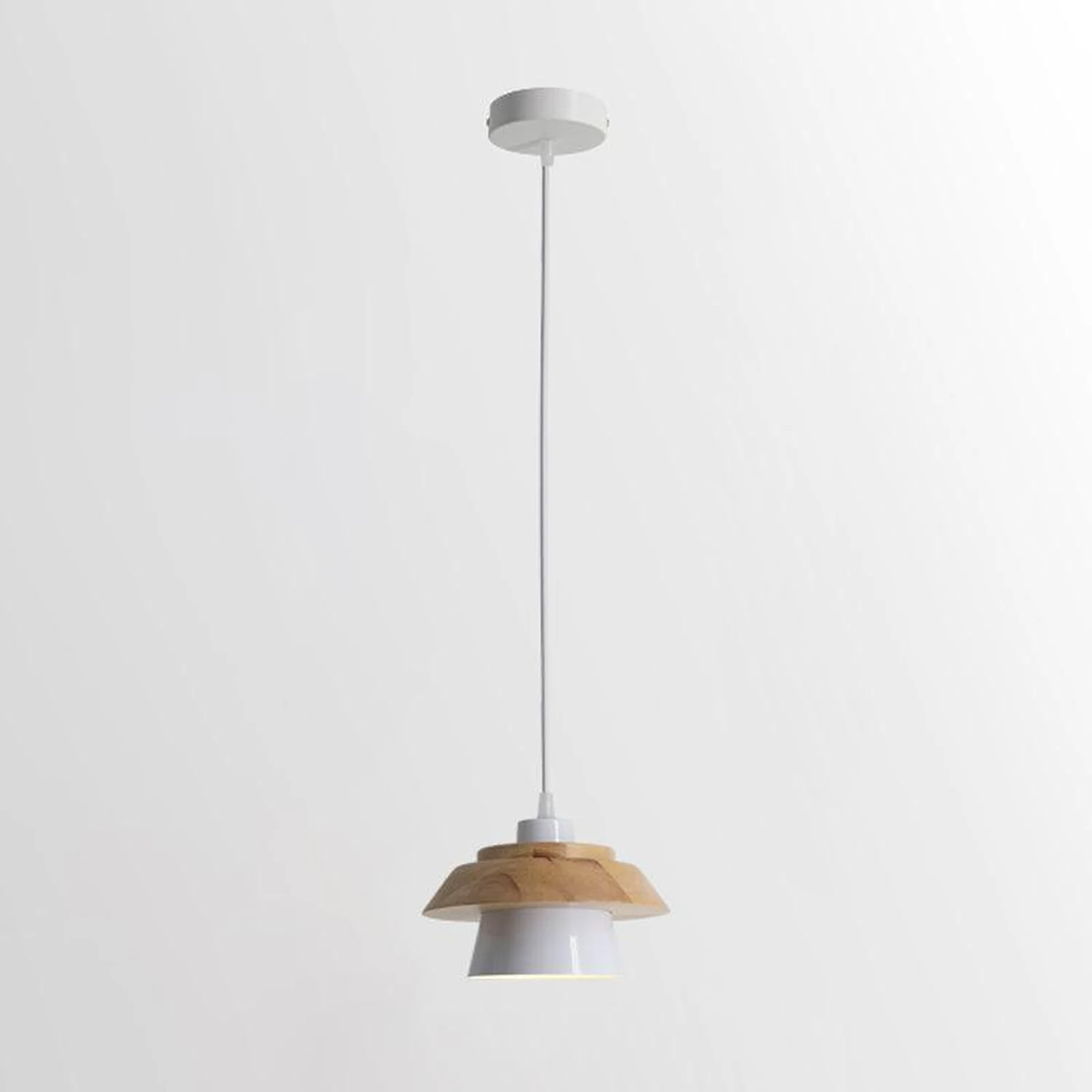Stone Wood Pendant Lamp - Lumpaz