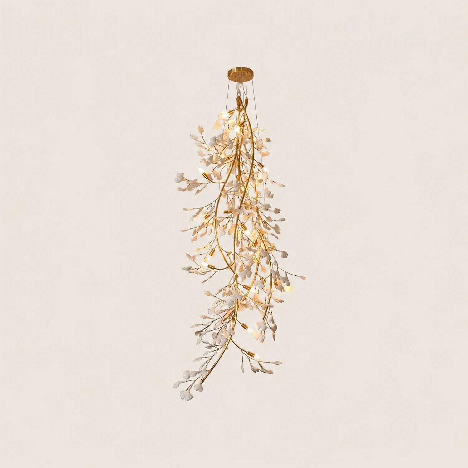 Gingko Long Branch Chandelier - Lumpaz