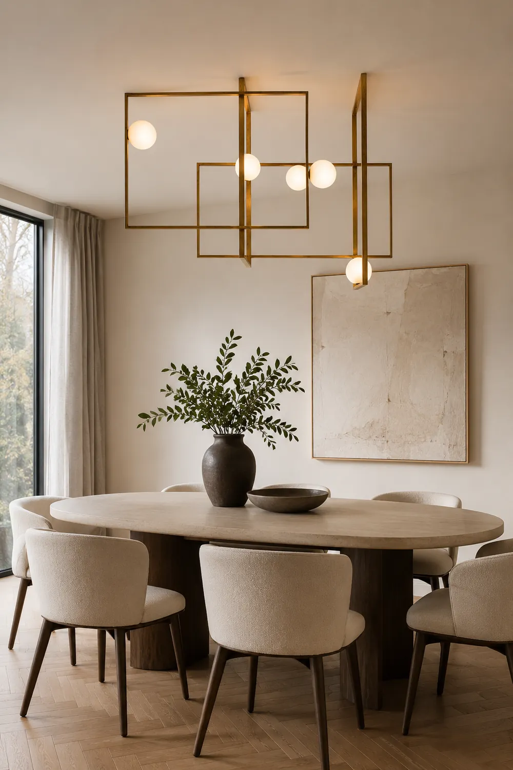 Mondrian Glass Ceiling Light - Lumpaz