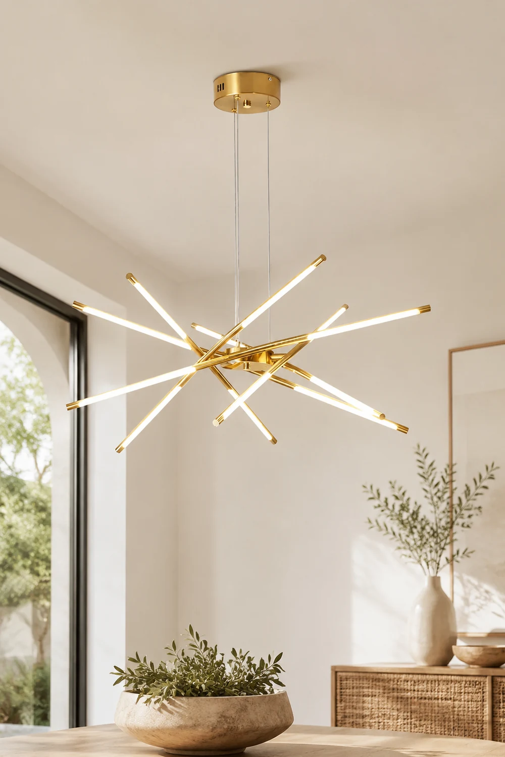 Rotatable LED Chandelier - Lumpaz