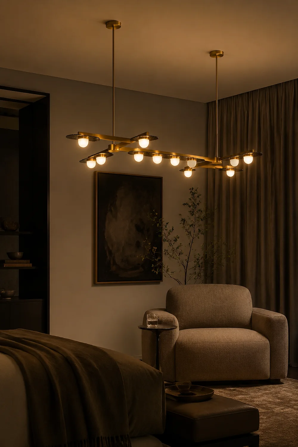 Modulo Horizontal Chandelier - Lumpaz