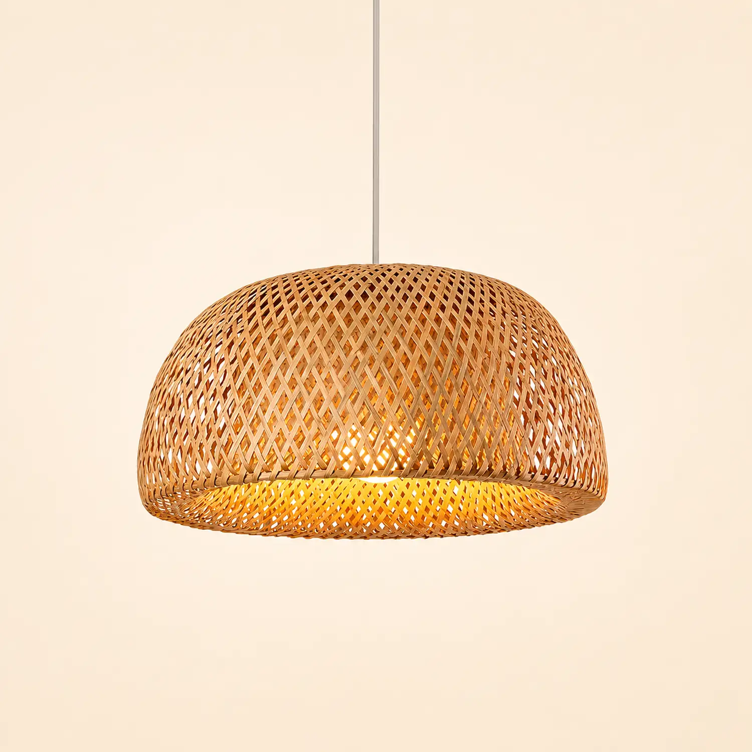 Bamboo Braided Pendant Lamp - Lumpaz