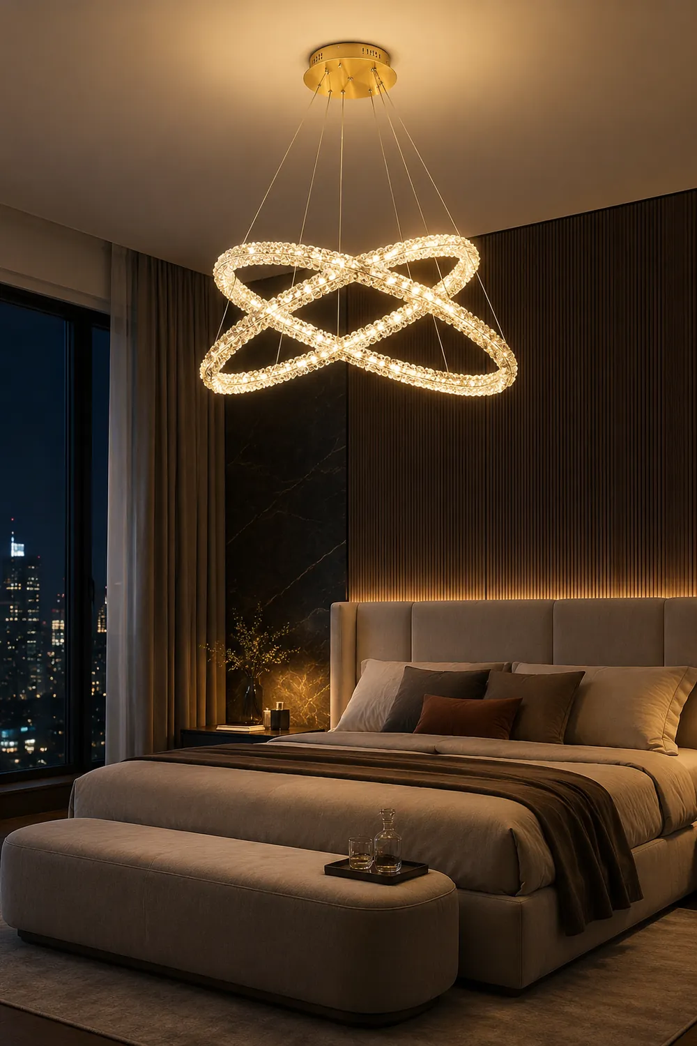 Ring Crystal Chandeliers - Lumpaz