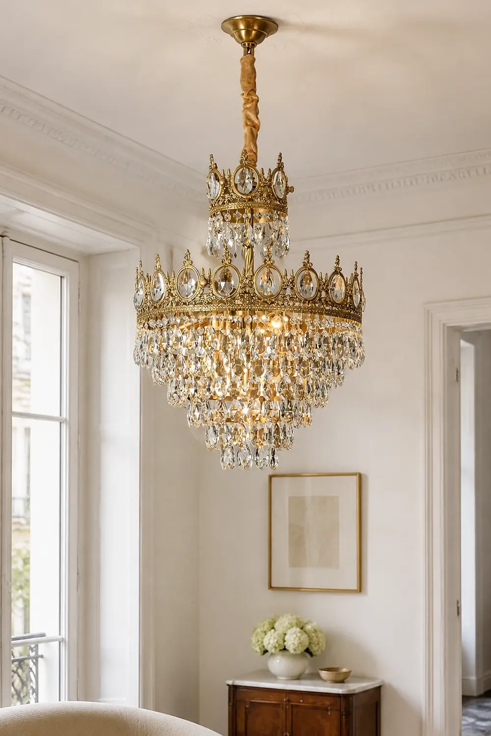 Vintage Crystal Chandelier - Lumpaz