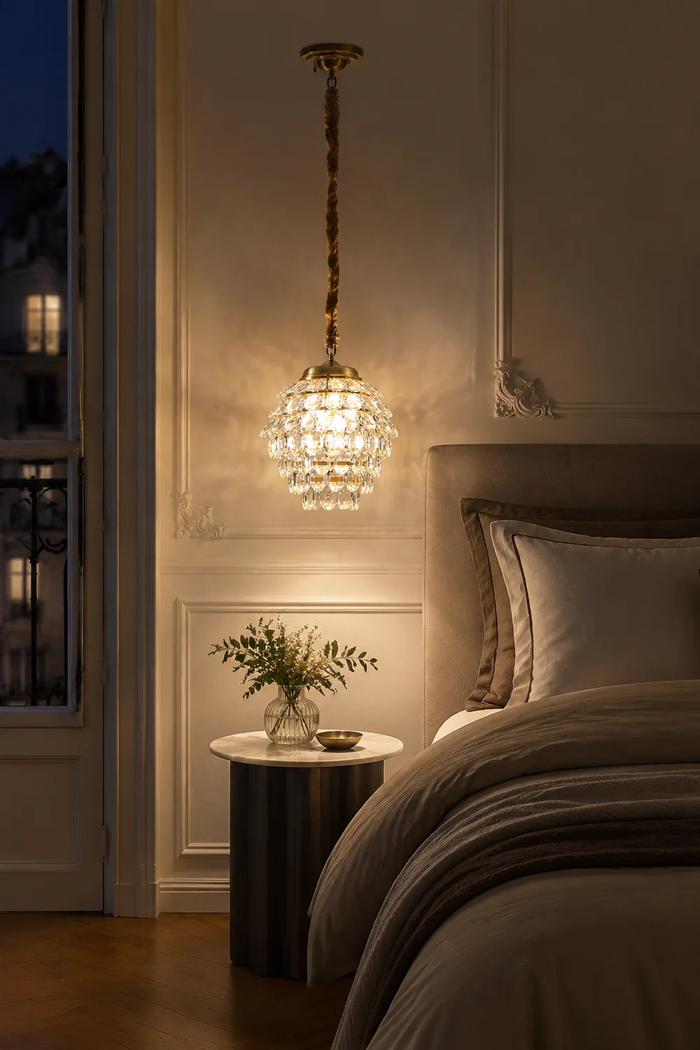 Roxanne Crystal Pendant Light - Lumpaz