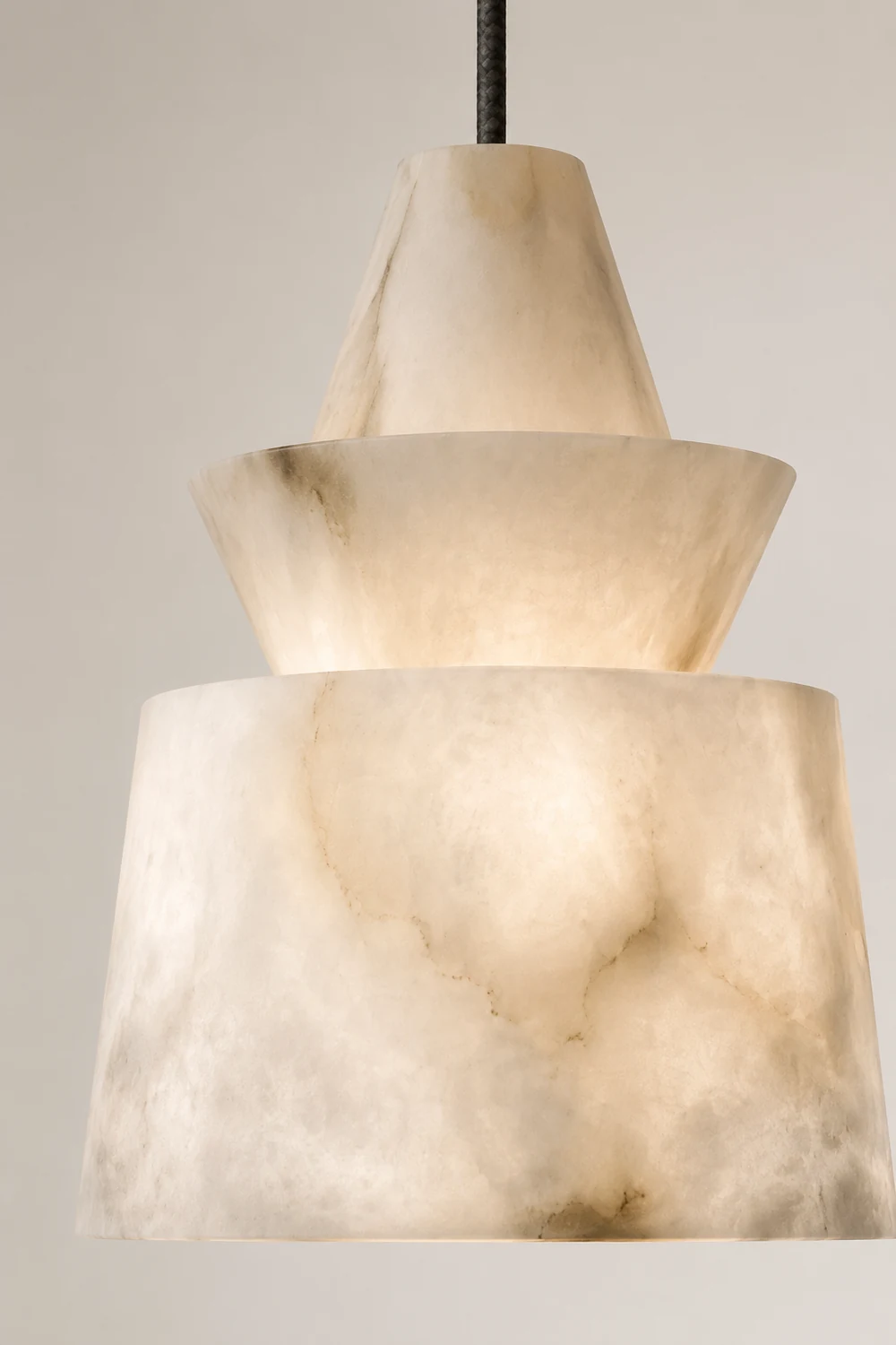 White Alabaster  Pendant Light - Lumpaz