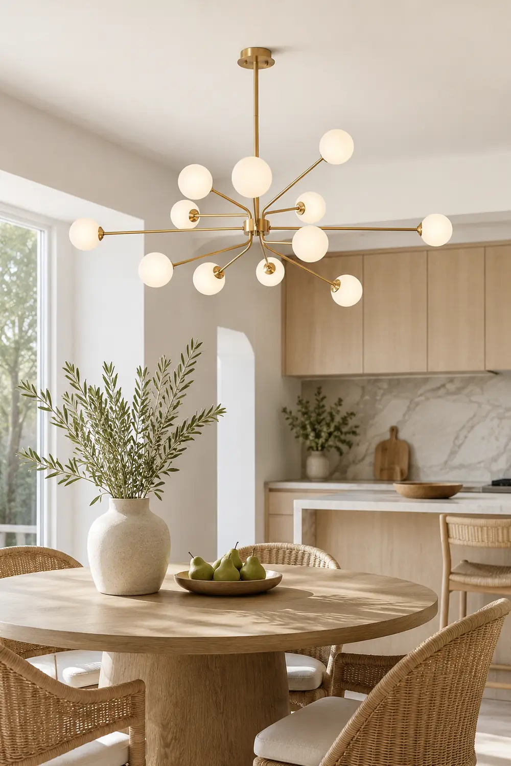 Solaire Arm Chandelier - Lumpaz