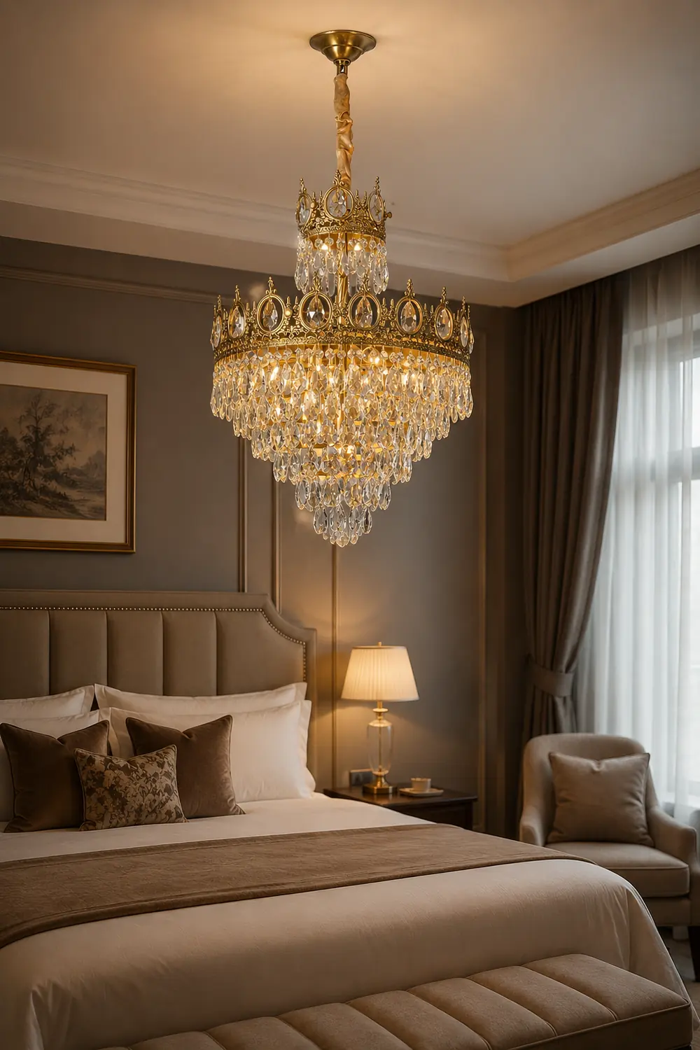 Vintage Crystal Chandelier - Lumpaz