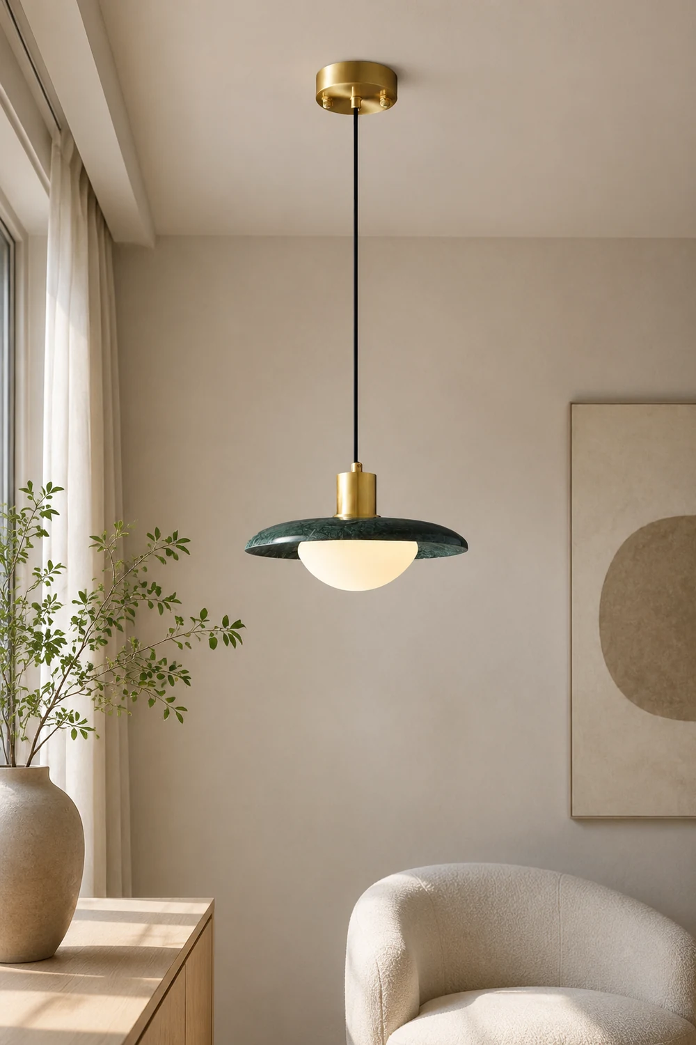 Arundel Mushroom Pendant Light - Lumpaz