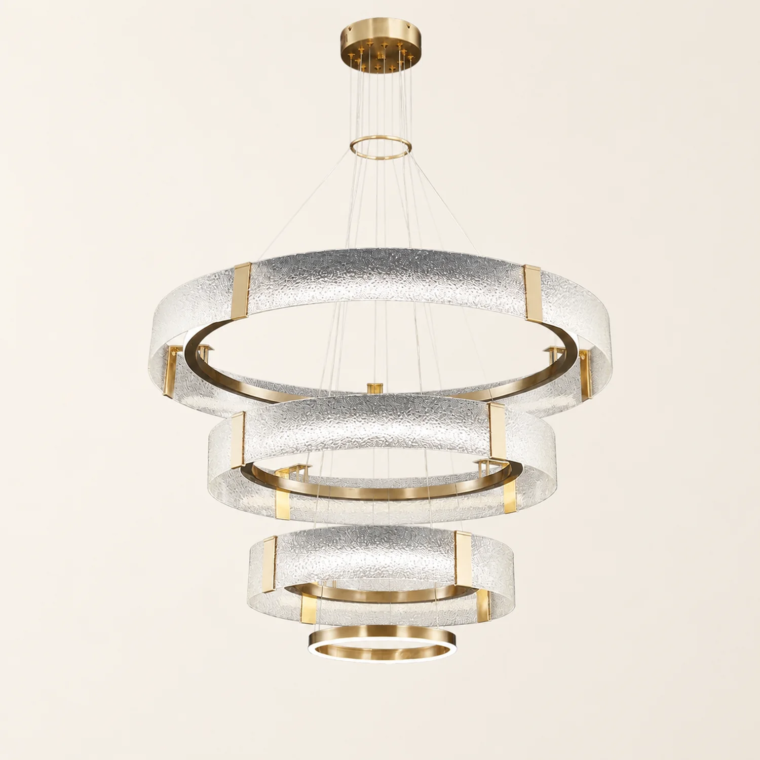 Ripple Glass Chandelier - Lumpaz